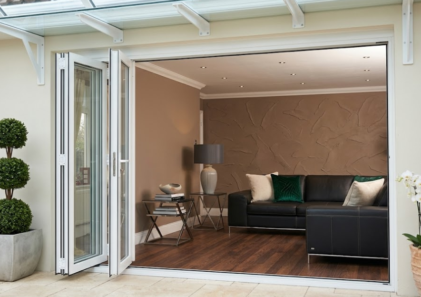 Puertas plegables de aluminio